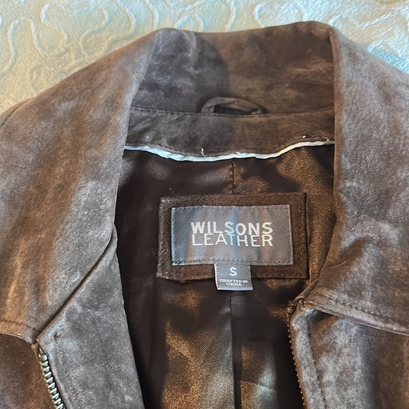 Wilson’s Vintage 1990’s Women’s Leather Jacket size S - Picture 3 of 10